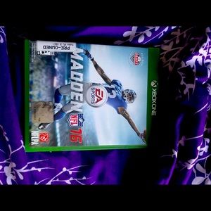Xbox one Madden 2k16